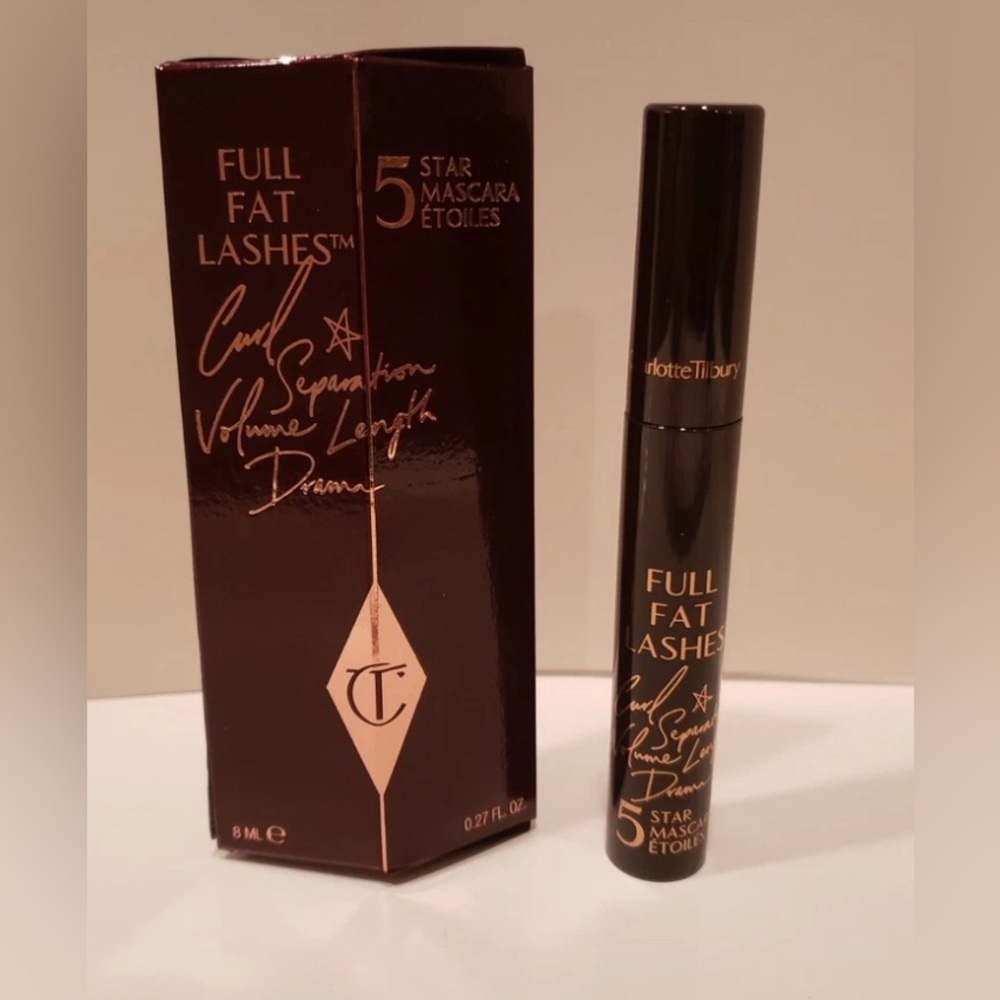 Charlotte Tilbury Full Fat Lashes 5 Star Mascara Glossy Black 0.27 Oz / 8ml NIB